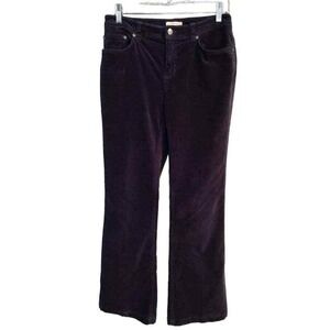 Jones New York Sport Stretch Velour Bootcut Pants, Navy,‎ Size 4